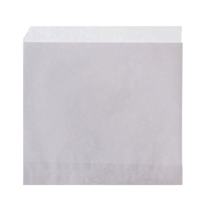 Papier Snackbeutel - weiß 16 x 16 cm 2-seitig offen