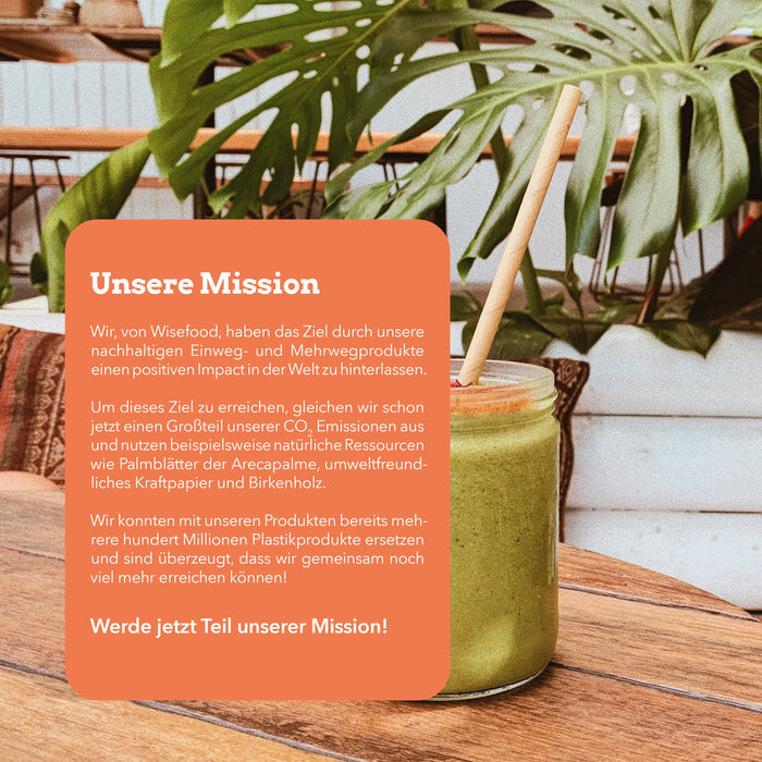 Papier Strohhalme 8x145mm kraft - 100 Strohhalme