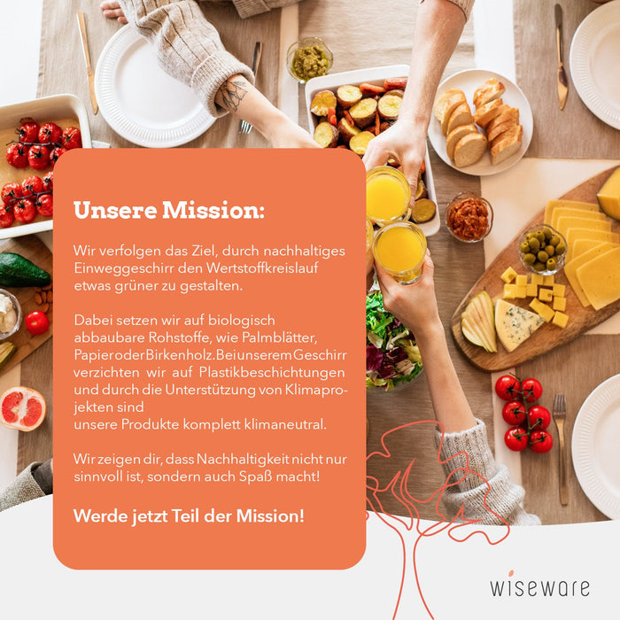 Einwegteller Pappe - Pappteller Ø 20cm weiß