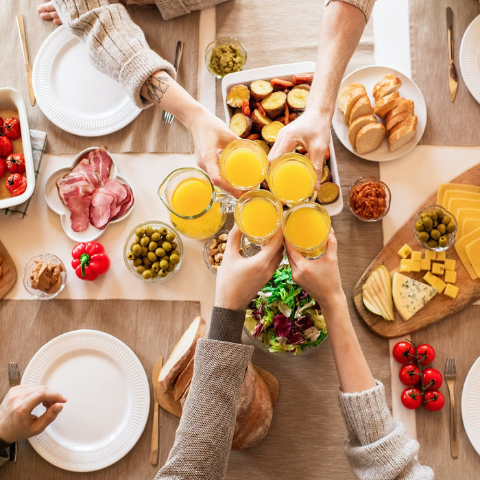 Papier Teller - rechteckig weiß 9 x 15 cm