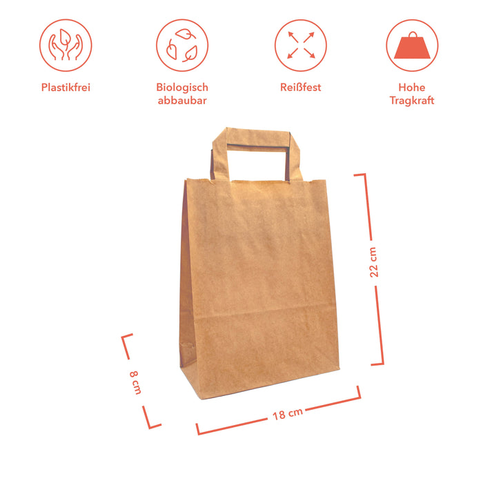 Papier Tragetasche (18 x 8 x 22)
