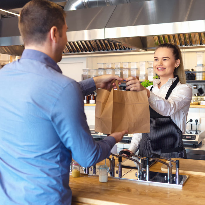 Papier Tragetasche (18 x 8 x 22)