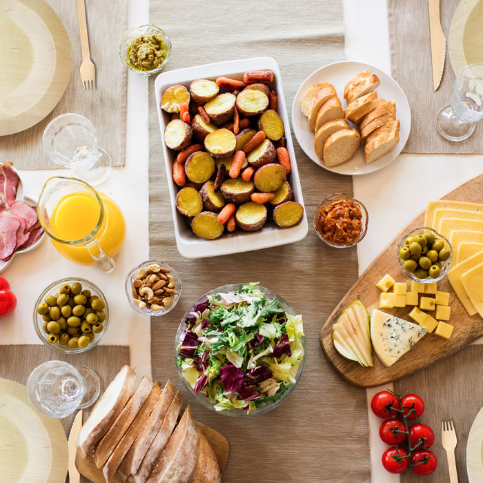 Birkenholzteller - rund 23cm