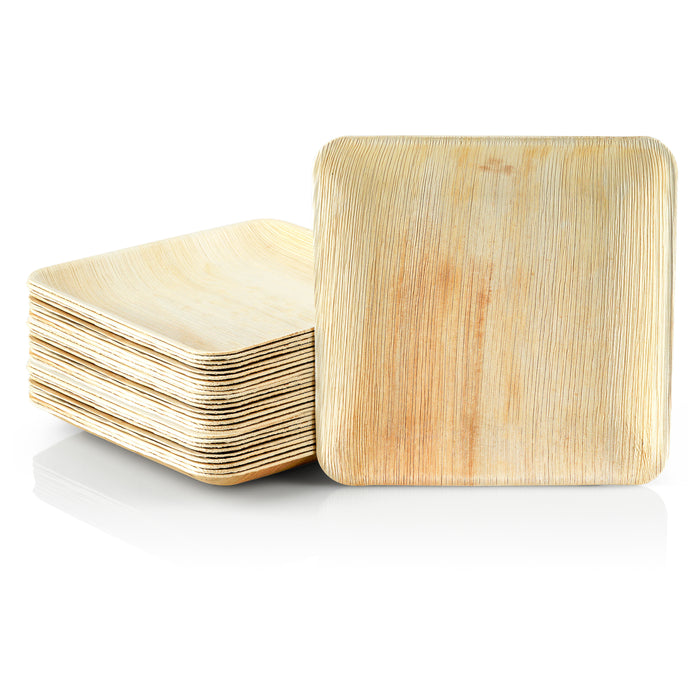 Palmblatt-Teller, quadratisch, LEEF, 25 x 25 cm