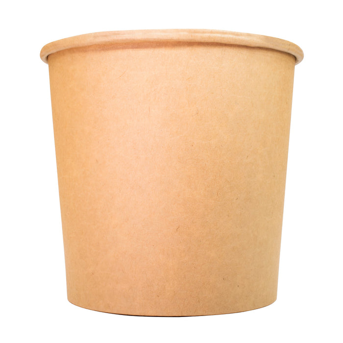 Suppenschüssel 700ml To Go Einweg - Suppenschale aus Papier - Biologisch abbaubare Pappbecher ohne PLA/ PE - Nachhaltige Einmal Suppenschale mit BIO- Beschichtung